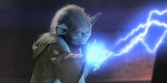 Yoda showing why he is the Master