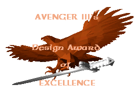Avenger III's Award for Design Excellence  12/30/99