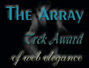 The Array Trek Award of Web Elegance  5/7/99 