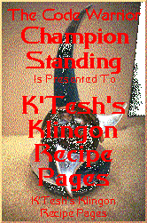 The Code Warrior Award  Oct 1, 1998