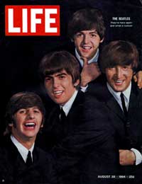 The Beatles at their zenith on the cover of Life Magazine 1965.