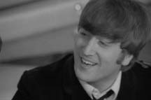 John singing If I Fell in the movie, A Hard Day's Night  1964.