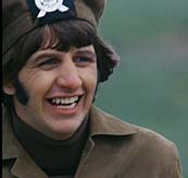 Ringo in I Need You in the movie, Help! 1965.