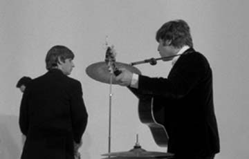 John singing If I Fell to Ringo in the movie, A Hard Day's Night  1964.