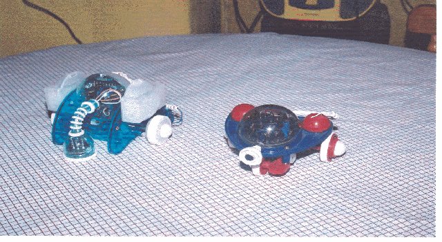 Two kit built robot's