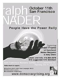 Democracy Rising is a new organization founded by Ralph Nader