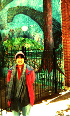 Jenni at DS Mural