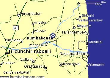 kumbakonam map