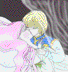 Kurapika and Neon, kissing! Sorta like Sleeping Beauty