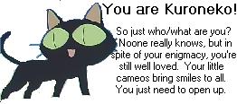 I'm Kuroneko!