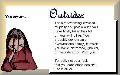 I'm an Outsider!
