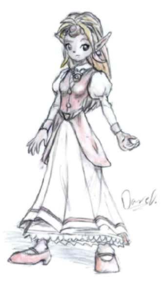 Princess Zelda, full size