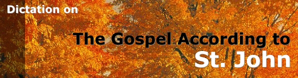 Dictation on the Gospel According to St. John