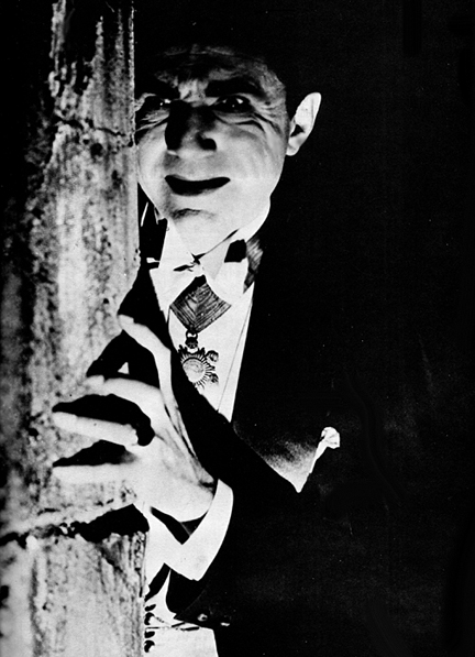 Bela Lugosi como Dr&aacute;cula
