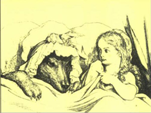 Caperucita Roja y el lobo feroz