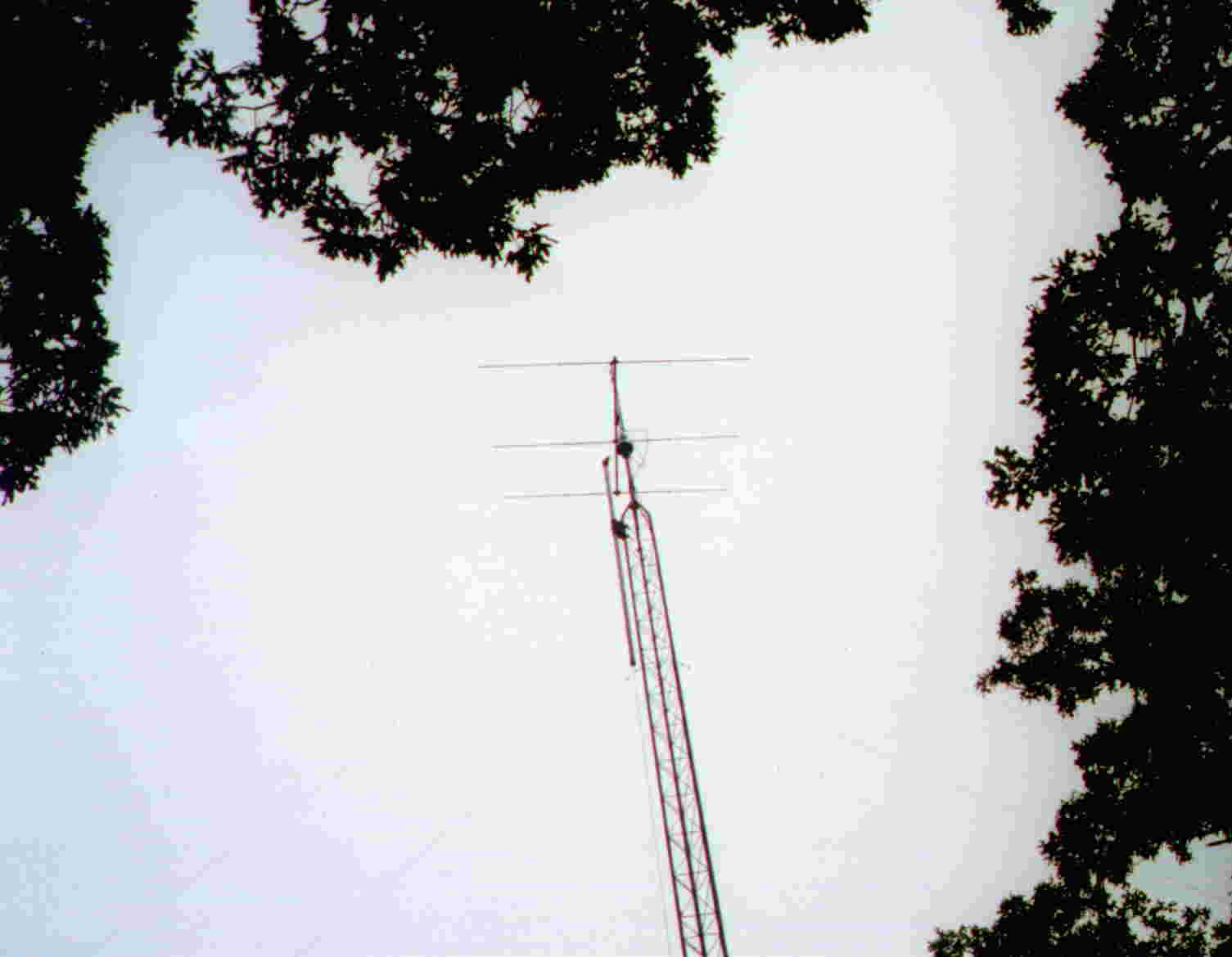 Tower w/3 ele beam and gin pole.