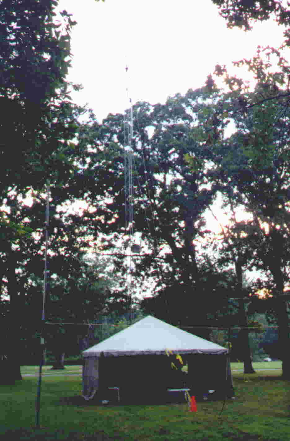 Tower and Main tent.