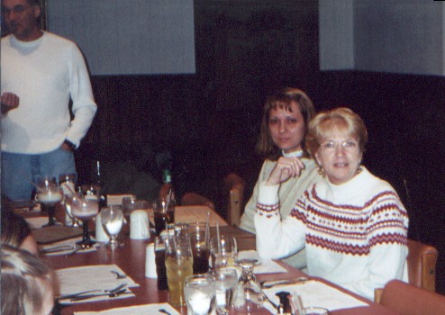2002 Me, my mother, and my sister at my grandmother's 85th birthday party
