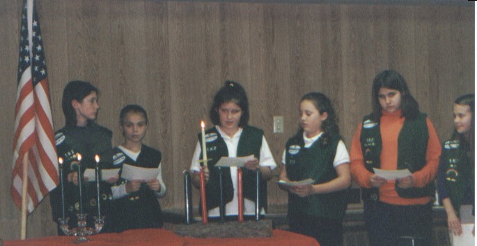 Girl Scout Awards Ceremony 2001