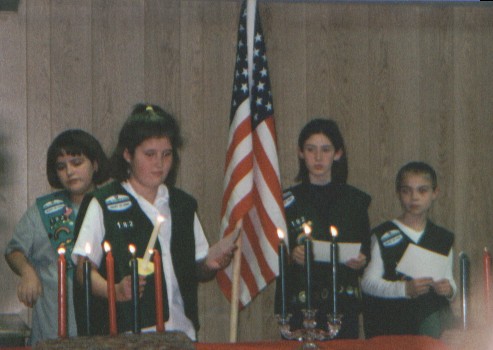 Girl Scout Awards Ceremony 2001