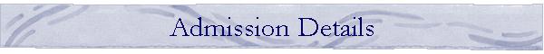 Admission Details