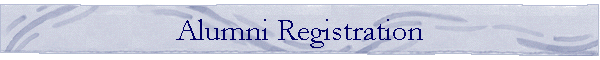 Alumni Registration