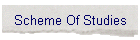 Scheme Of Studies