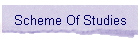 Scheme Of Studies