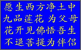 Wish to be born in Western Paradise