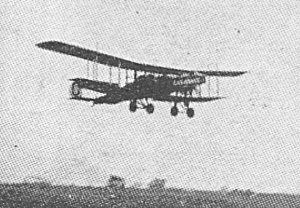 El Blackburn Canguro en vuelo