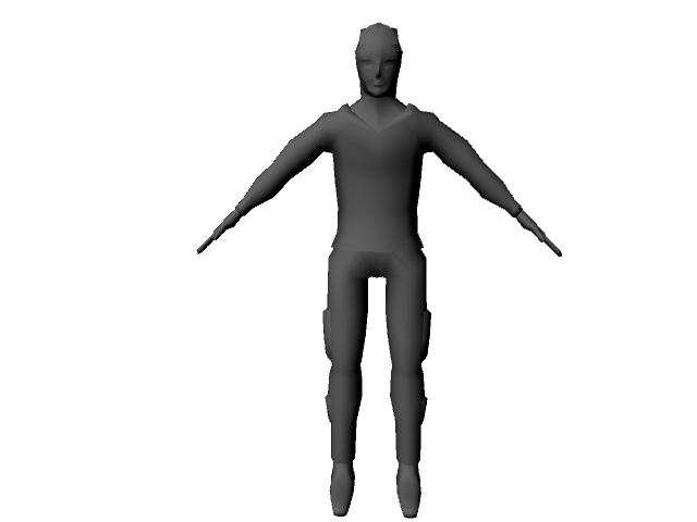 front of new character
