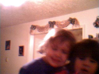 Ashlee and Cheyanne Playing w/the web cam
