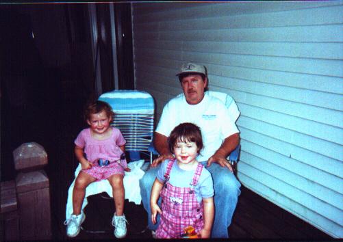 Ashlee and Cheyanee w/papa Curt