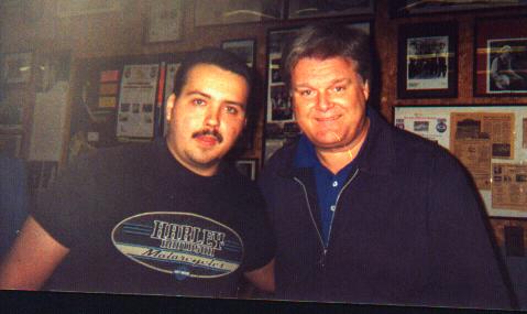 Ricky Skaggs and me at the Poppy Mountain Bluegrass Festival