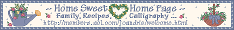 Joan's Home Sweet Home Page