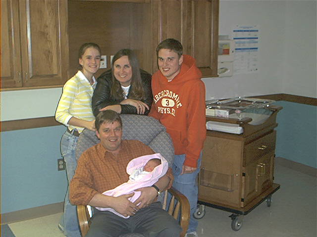 The Homan Family with their new addition