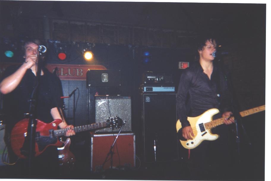John smoking, Sam singing