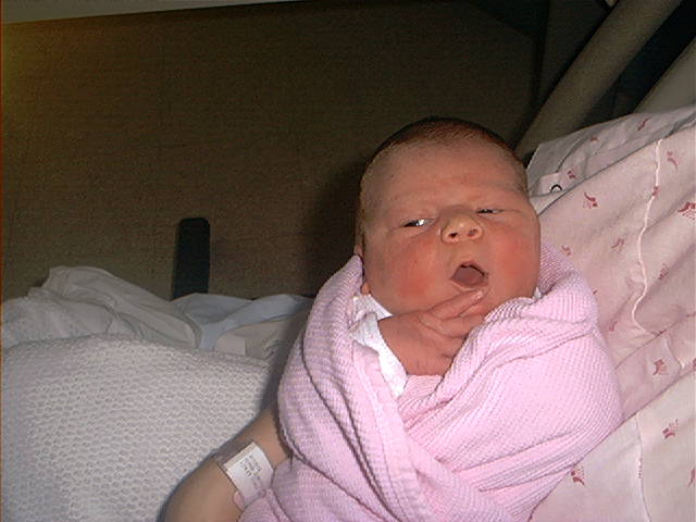 Madisyn waking up