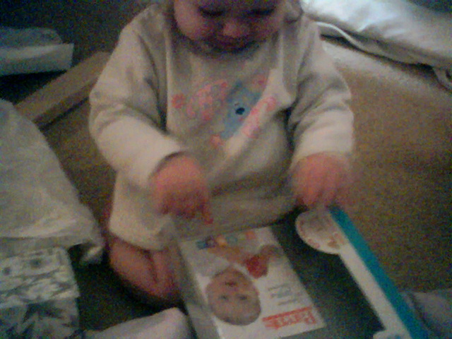 Look at the cute baby in that picture!