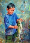 'Boy with a fish' 2003, 24
