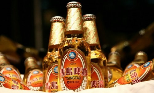 Image of Tsingtao beer.