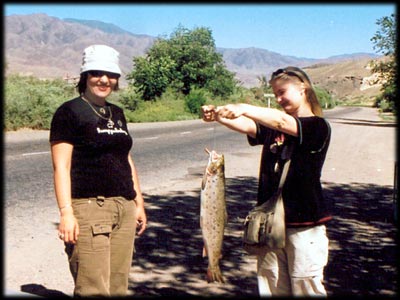 Trout is not from Issyk Kul but from river Chui