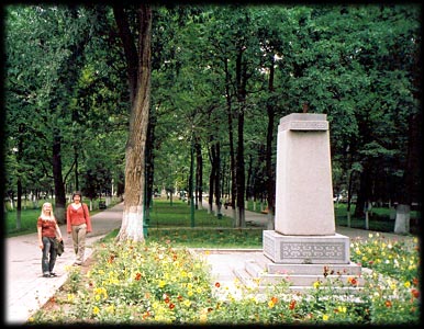 Somebody liked Bokonbayev so much that stole whole statue
