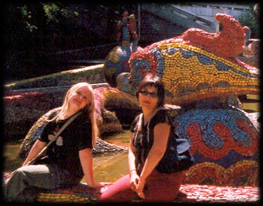 Colourful fountain !