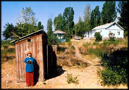 Tukuna was pleased of outdoor toilet