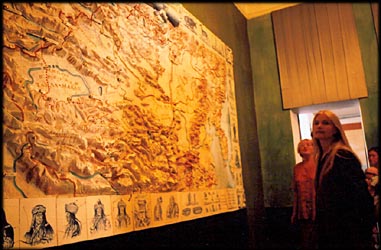 Silk route came from China to Kyrgyzstan via horrible Taklamakan and Gobi deserts
