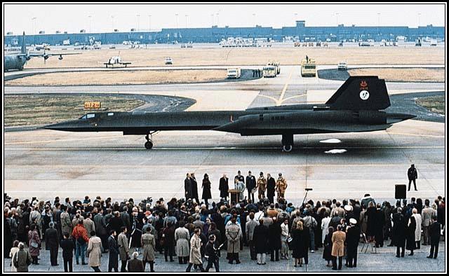The SR-71 is as long as two F-15s from tail-to-nose !