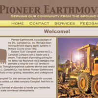 Pioneer Earthmovers Site