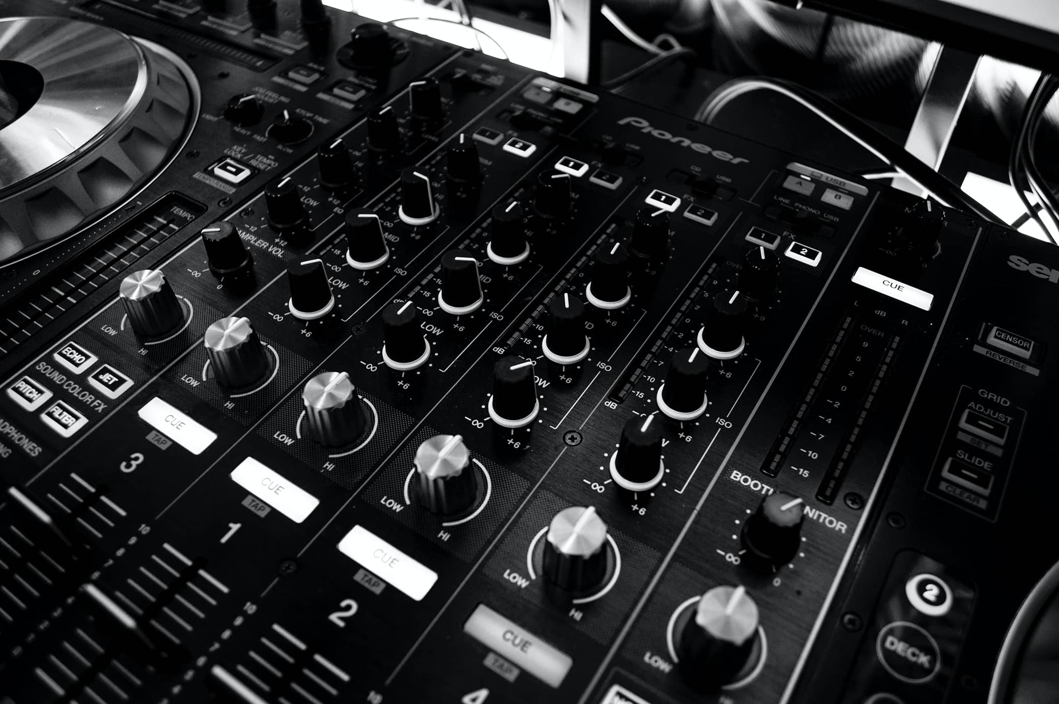 DJ at party
