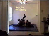 Adams attempts a pin.